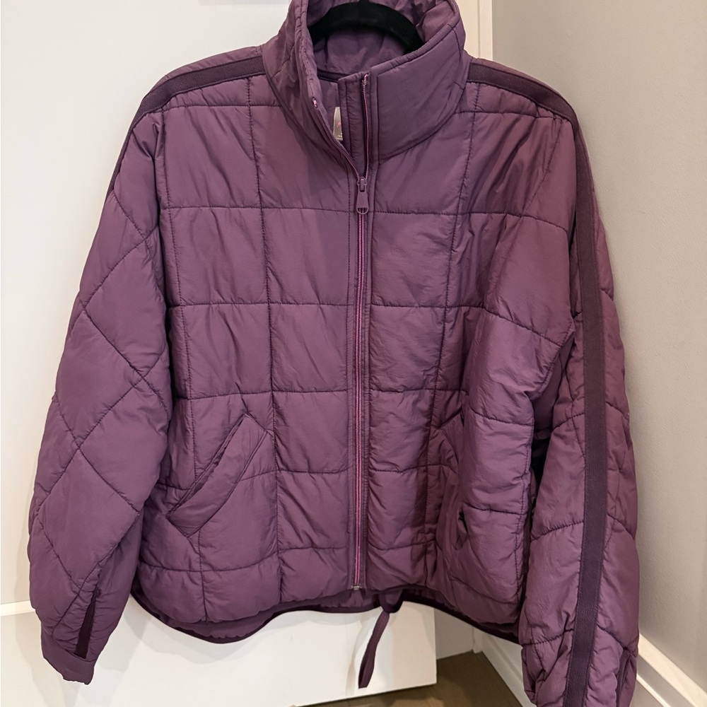 FP Movement by Free People Pippa Purple Quilted Packable Jacket - Size S